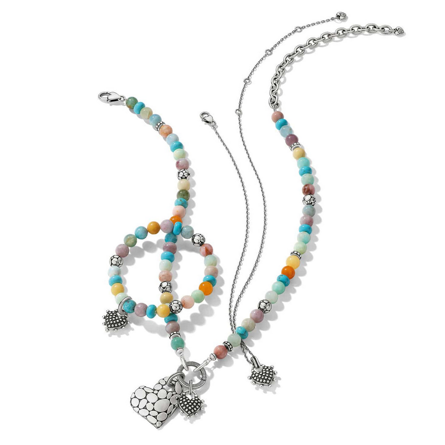 Brighton Pebble Sweet Hearts Charm Bracelet
