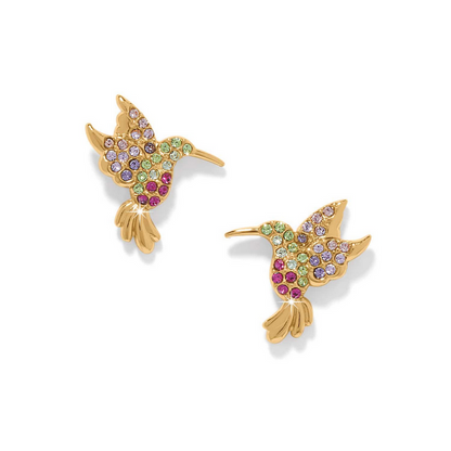 Brighton Enchanting Gem Hummingbird Earrings