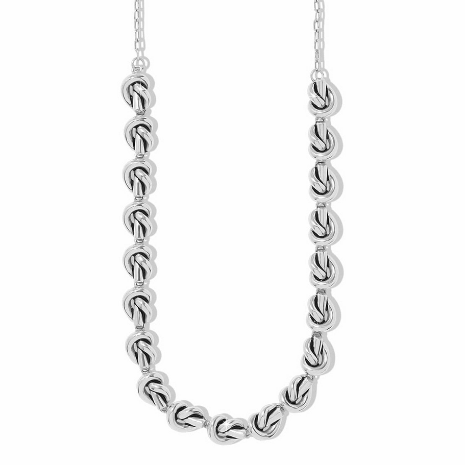 Brighton Interlok Single Knot Silver Collar