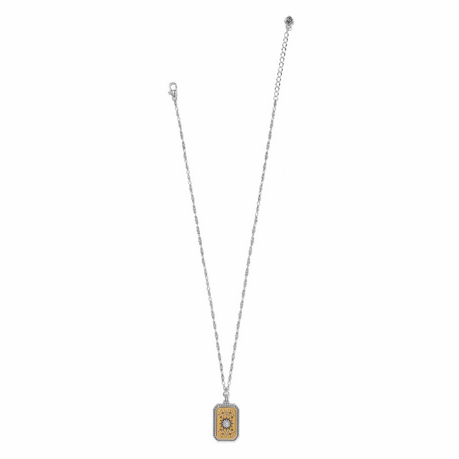 Brighton Mosaic Nova Tag Necklace