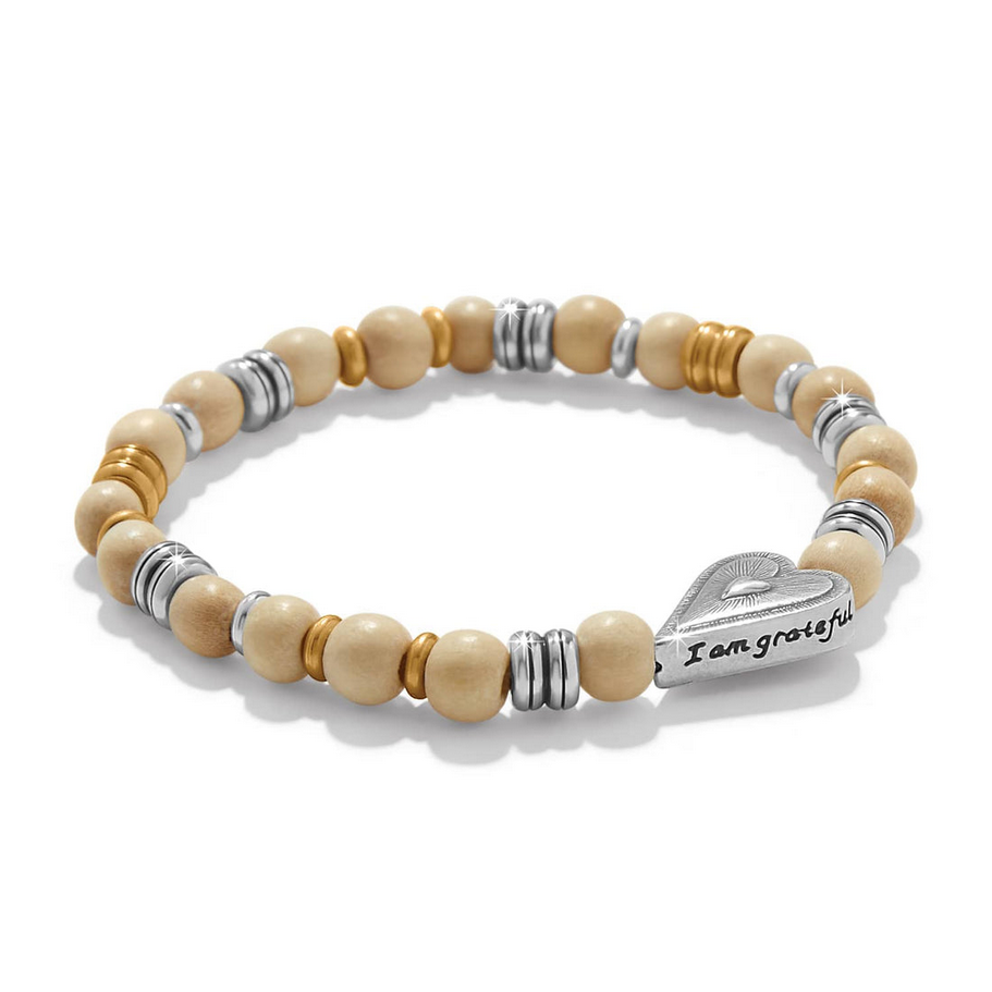Brighton Love Messages I Am Grateful Stretch Bracelet