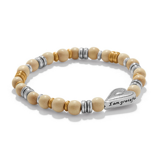 Brighton Love Messages I Am Grateful Stretch Bracelet