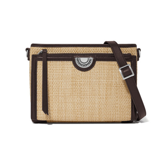 Brighton Natural/Cocoa Jordyn  Straw Bag