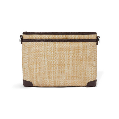 Brighton Natural/Cocoa Jordyn  Straw Bag