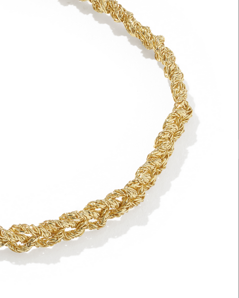 KENDRA SCOTT GABRIELLA GOLD BRAIDED CHAIN BRACELET