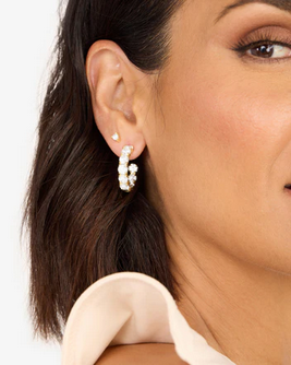 Melinda Maria Oh She Fancy 1" Hoops