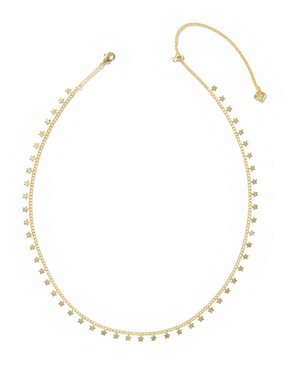 KENDRA SCOTT PARKER GOLD STAR STRAND NECKLACE