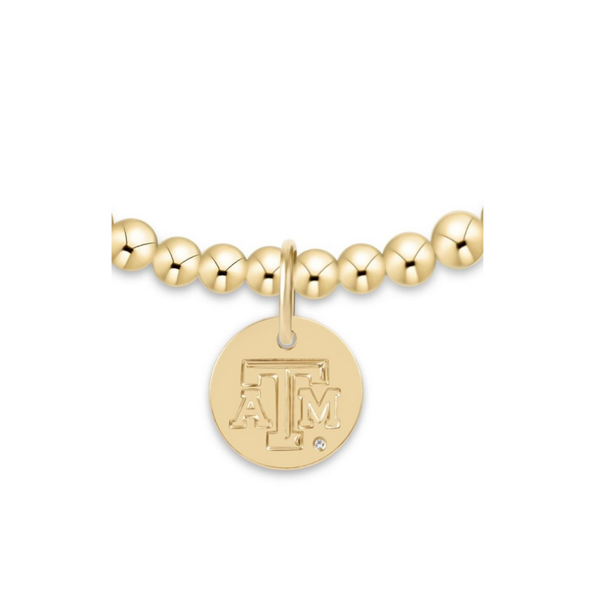 Enewton eCollegiate EXTENDS Classic Gold 3mm Bracelet- Texas A&M