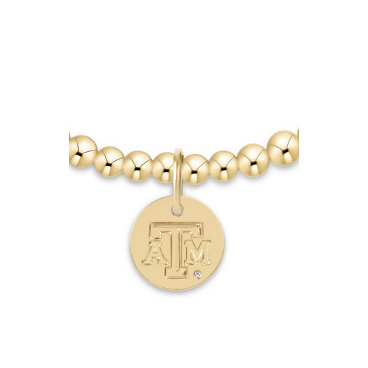 Enewton eCollegiate Classic Gold 3mm Bracelet- Texas A&M Disc