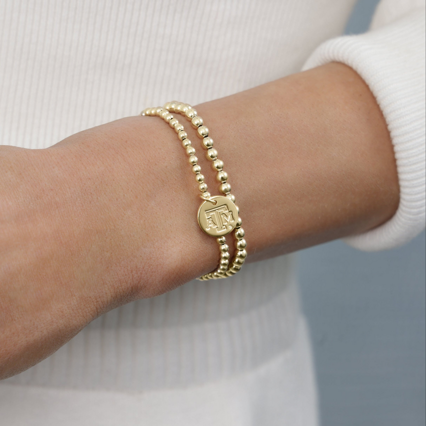 Enewton eCollegiate EXTENDS Classic Gold 3mm Bracelet- Texas A&M