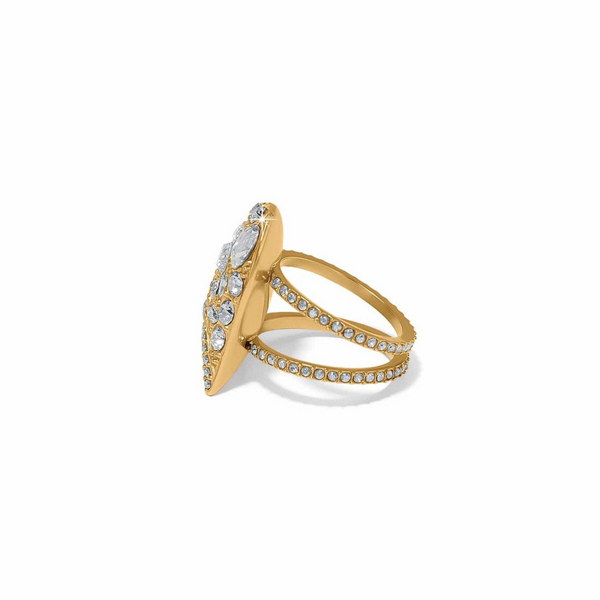 Brighton  Trust Your Journey Golden Heart Ring