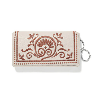 Brighton White Interlok Rockmore Wallet