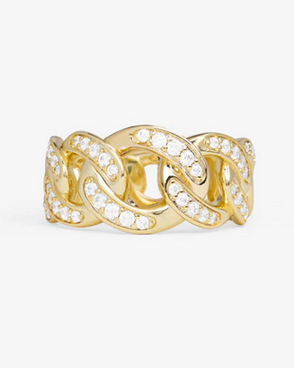 Melinda Maria Graduated Pavé Julian Ring