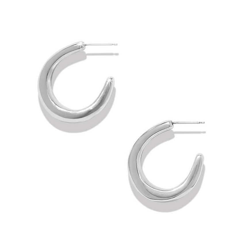 Brighton Cascade Rio Silver Hoop