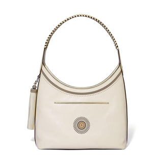Brighton White Mosaic Large Hobo