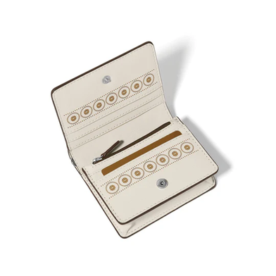 Brighton White Mosaic Small Wallet