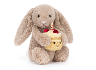 Jellycat Bashful Beige Bunny Birthday