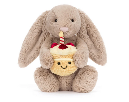 Jellycat Bashful Beige Bunny Birthday