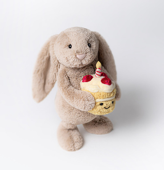 Jellycat Bashful Beige Bunny Birthday