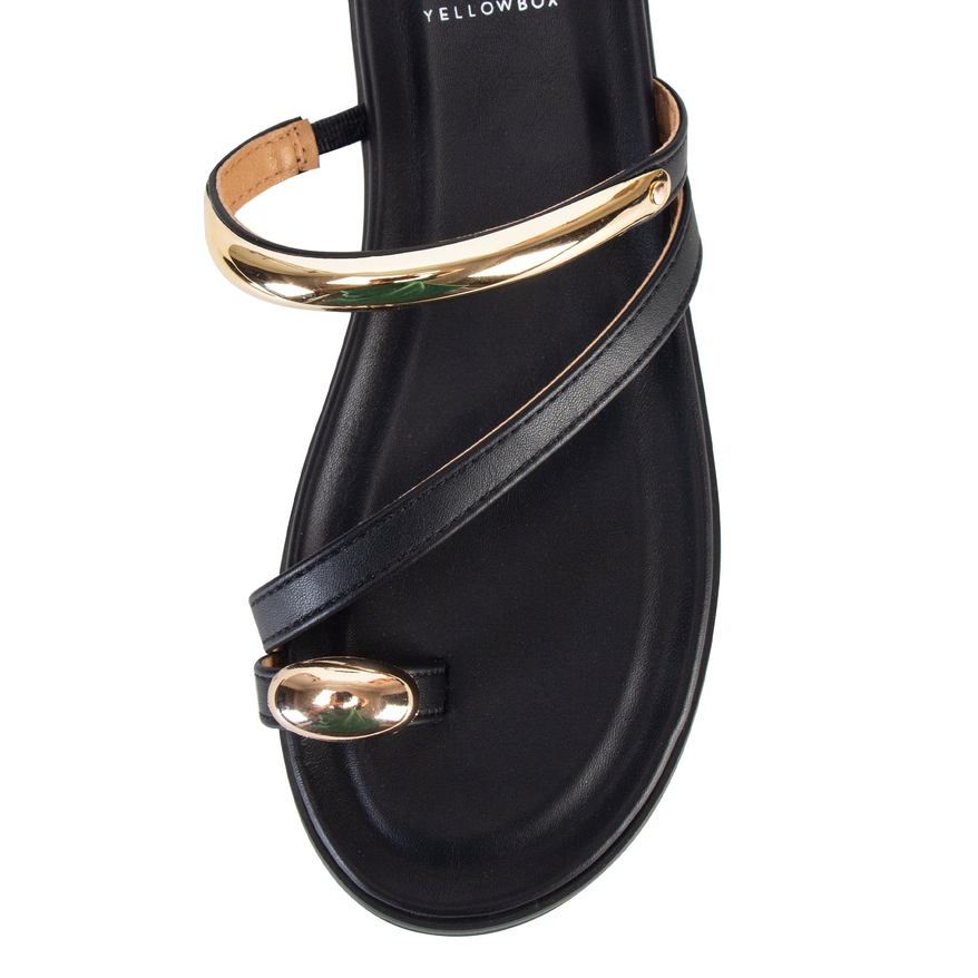 Yellow Box Hilari Black Sandals