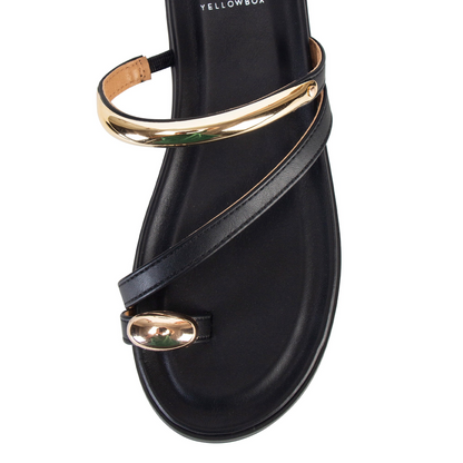 Yellow Box Hilari Black Sandals
