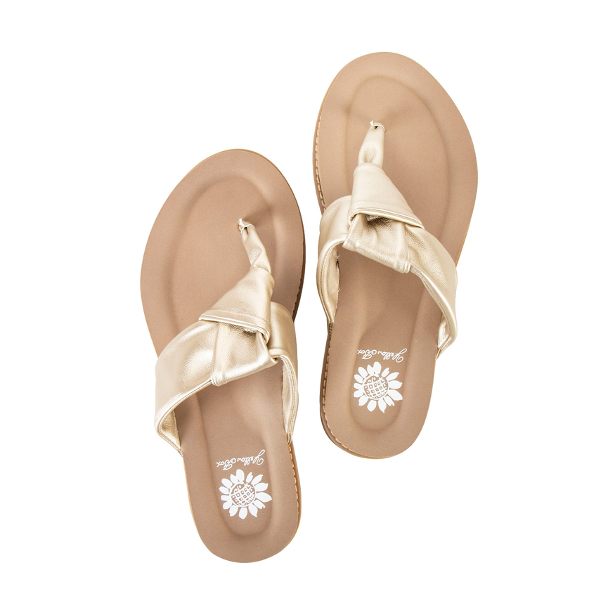 Yellow Box Caine Platino Sandals