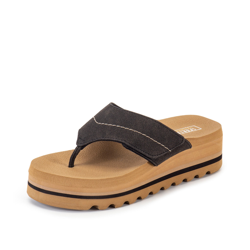 Yellow Box Calica Black Flatform Sandal