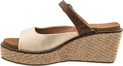 Corkys Treat Yourself Gold Combo Wedge