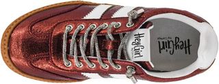 Corkys Heads Up Burgundy Sneakers