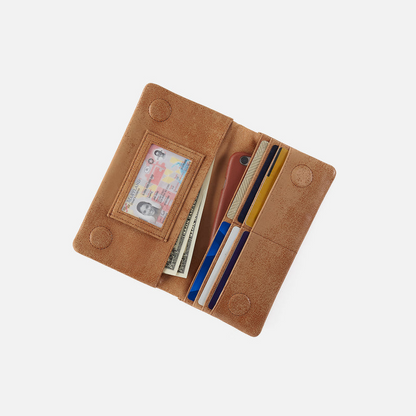 Hobo Lumen Continental Wallet Whiskey