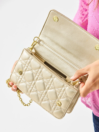 Night Out Crossbody Champagne