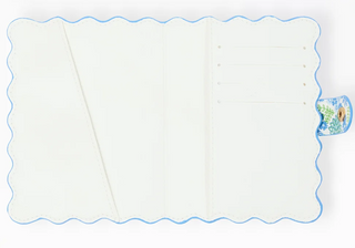 Passport Cover Daisy Chain White