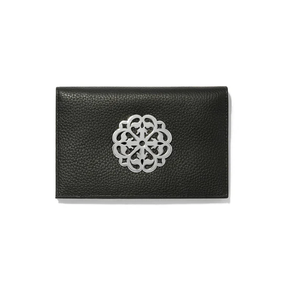 Brighton Black Ferrara Medallion Folio Wallet
