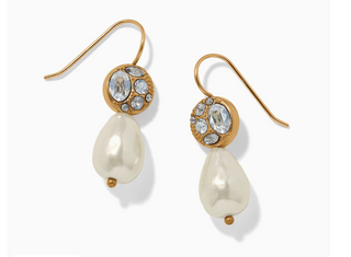 Brighton  Trust Your Journey Petite Pearl French Wire Earrings