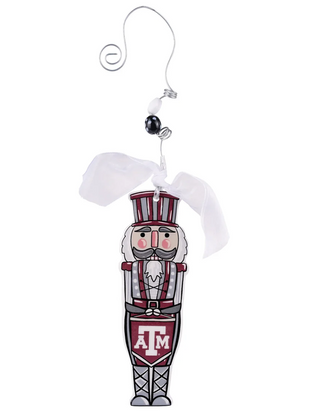Texas A&M Nutcracker Flat Ornament