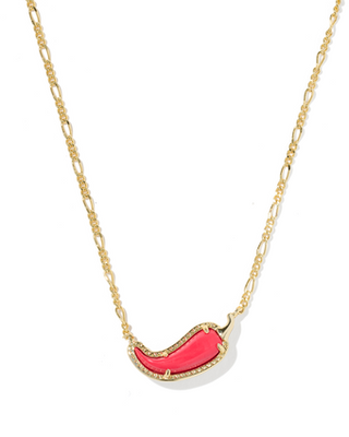 Kendra Scott Chili Pepper Gold Pendant Necklace