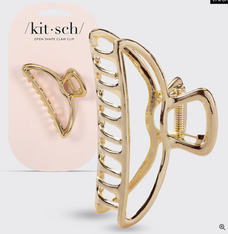Kitsch Open Claw Clip Gold