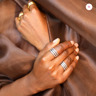 BuDhaGirl Silver All Weather Ring Set