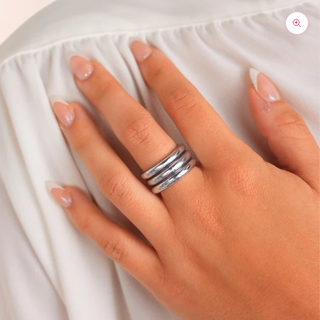 BuDhaGirl Silver All Weather Ring Set