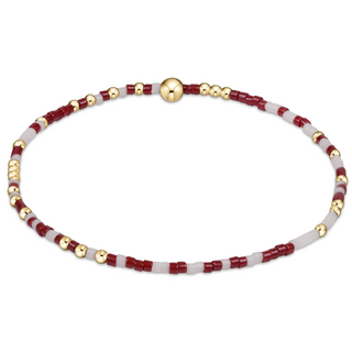 Enewton Gameday Hope Unwritten Bracelet - Maroon - White
