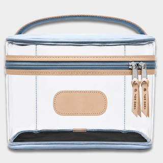 JH #804 Clear Makeup Case - Ice Blue