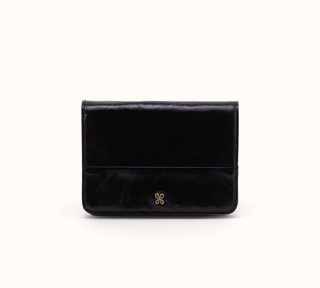 Hobo Jill Bi Fold Wallet -- Black