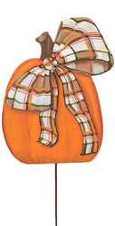 RTC Modern Tall Plaid Pumpkin