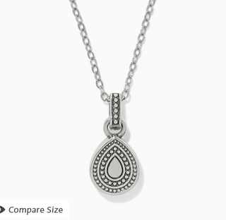 Brighton Halo Gemma Petite Teardrop Necklace
