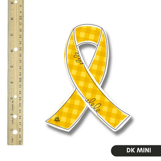 Dk Mini Gold Awareness Ribbon Mini