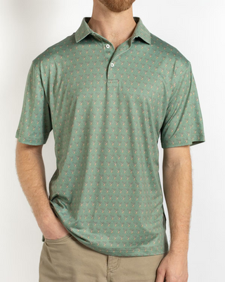 Men's Bow Hunting Green Performance Shirt