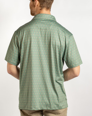 Men's Bow Hunting Green Performance Shirt