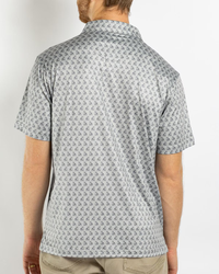Men's Bulldog Performance Gray Polo Shirt