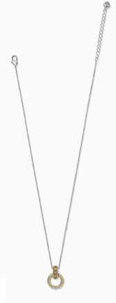 Brighton Two Tone Link Ring Necklace