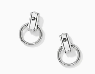 Brighton Mosaic Two Tone Mini Post Drop Earring